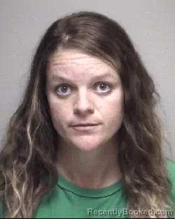 Mugshot of MORGAN LEANN CIERI booked in Galveston County, Texas on May 15, 2026