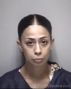 Mugshot of MELANY VIANEY GRANADOS booked in Galveston County, Texas on May 16, 2026