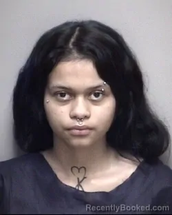 Mugshot of ROSY MERI MOLINA RODRIGUEZ booked in Galveston County, Texas on May 15, 2026