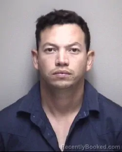 Mugshot of GABRIEL OSVALDO CHARRIEZ booked in Galveston County, Texas on May 16, 2026