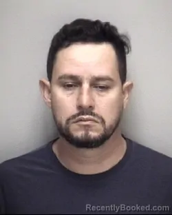 Mugshot of HERNAN DE JESUS PALACIO MENDEZ booked in Galveston County, Texas on May 18, 2026