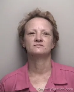 Mugshot of SANDRA JEAN HAGA booked in Galveston County, Texas on May 20, 2026