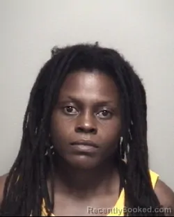 Mugshot of AZHIA SHAREA WARREN booked in Galveston County, Texas on July 6, 2026