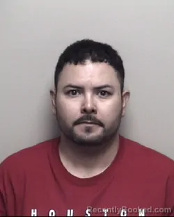 Mugshot of SERGIO HOMERO CERDA booked in Galveston County, Texas on June 21, 2026
