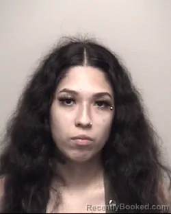Mugshot of DEJIA ANALIESE ZAMORA booked in Galveston County, Texas on June 26, 2026