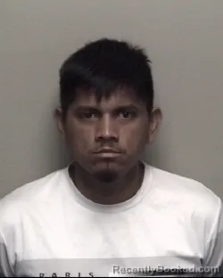 Mugshot of WILLIAM EDGARDO RECINOS FIGUEROA booked in Galveston County, Texas on June 26, 2026