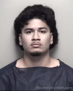Mugshot of NATHANIEL RYAN ROBLEDO booked in Galveston County, Texas on June 28, 2026