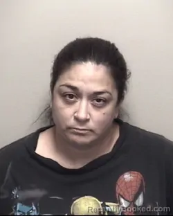 Mugshot of MELISSA RENEE PEREZ booked in Galveston County, Texas on June 28, 2026