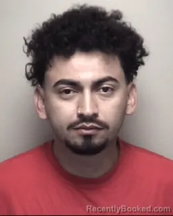 Mugshot of DERIAN OSWALDO LAZO booked in Galveston County, Texas on July 4, 2026