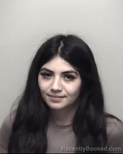 Mugshot of NALYNA LIZAY BARRIENTES booked in Galveston County, Texas on July 4, 2026