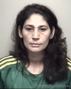 Mugshot of ALMA SANDOVAL GOMEZ booked in Galveston County, Texas on July 5, 2026