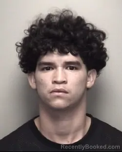 Mugshot of EMERSON DANIEL VENTURA RODRIGUEZ booked in Galveston County, Texas on July 7, 2026