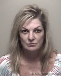 Mugshot of JANET CLAIBORN GARNER booked in Galveston County, Texas on July 10, 2026