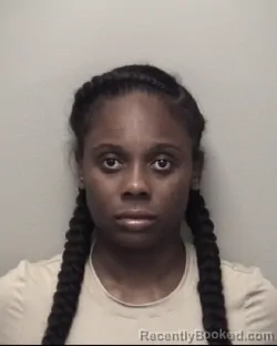 Mugshot of KENNEDY NECOLE HERNDON booked in Galveston County, Texas on July 15, 2026