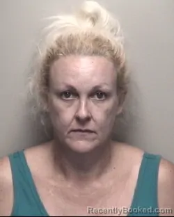 Mugshot of JOANIE CARROLL BISHOP booked in Galveston County, Texas on July 16, 2026