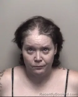 Mugshot of AMBER RAE JANES booked in Galveston County, Texas on July 17, 2026