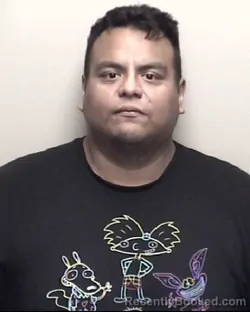 Mugshot of JONATHAN CELEDONIO BANDA booked in Galveston County, Texas on July 18, 2026