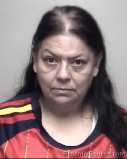 Mugshot of Claudia Ivonne Higuera Torres booked in Galveston County, Texas on July 22, 2026