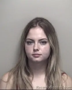 Mugshot of Brianna Dawn Edgley booked in Galveston County, Texas on July 22, 2026