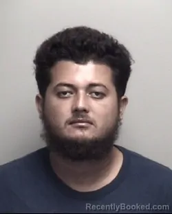 Mugshot of Jersson Daniel Andara Suazo booked in Galveston County, Texas on July 22, 2026