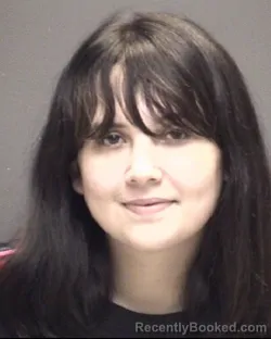 Mugshot of Adrianne Jayde Rivera booked in Galveston County, Texas on August 9, 2026