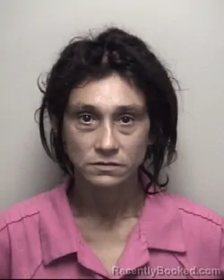 Mugshot of Veronica Lynn Serna booked in Galveston County, Texas on August 9, 2026