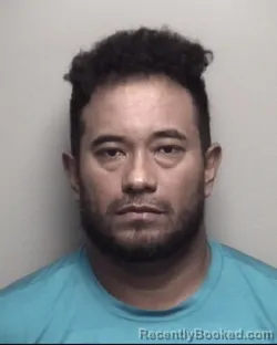Mugshot of Delmer Joel Romero Chirinos booked in Galveston County, Texas on August 14, 2026