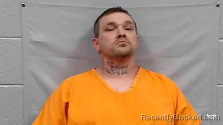 Mugshot of Elbert Jefferson Cottrell booked in Lincoln County, West Virginia on April 8, 2026