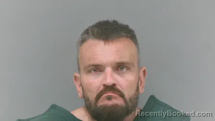Mugshot of Aaron Douglas Glandon booked in Logan County, West Virginia on August 2, 2026