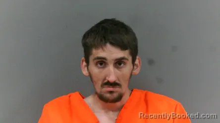 Mugshot of Andrew William Spry booked in Logan County, West Virginia on April 20, 2026