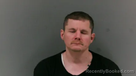 Mugshot of Brandon Larue Cox booked in Logan County, West Virginia on April 29, 2026