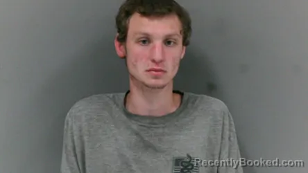 Mugshot of Chase Andrew Adams booked in Logan County, West Virginia on April 20, 2026