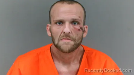 Mugshot of Claude Joseph Adams booked in Logan County, West Virginia on August 9, 2026