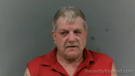 Mugshot of Clyde Mullins booked in Logan County, West Virginia on April 28, 2026