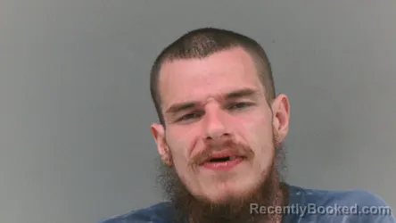 Mugshot of Cameron Michael Tomblin booked in Logan County, West Virginia on October 7, 2026