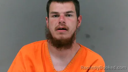 Mugshot of Cameron Michael Tomblin booked in Logan County, West Virginia on April 4, 2026