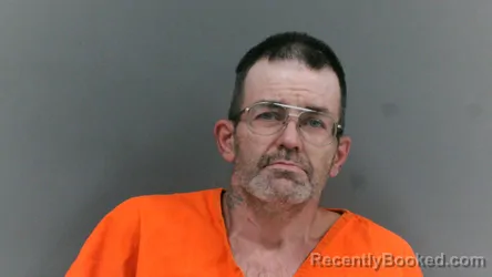 Mugshot of David Allen Brown booked in Logan County, West Virginia on March 25, 2026