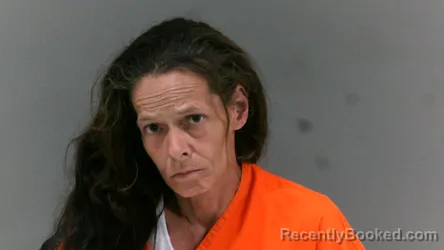 Mugshot of Darlene Lamason booked in Logan County, West Virginia on April 2, 2026