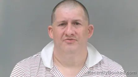 Mugshot of Gary Alan Collins booked in Logan County, West Virginia on August 6, 2026