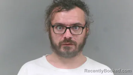 Mugshot of Leif Bishop booked in Logan County, West Virginia on July 2, 2026