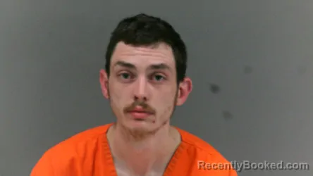 Mugshot of Trey Austin Morgan booked in Logan County, West Virginia on May 10, 2026