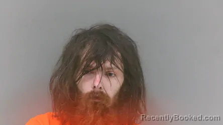 Mugshot of William Austin Gore booked in Logan County, West Virginia on August 10, 2026