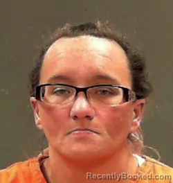 Mugshot of Kelsey Dawn Garrison booked in Marshall County, West Virginia on July 27, 2026