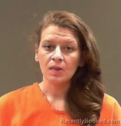 Mugshot of Megan Rena Moore booked in Marshall County, West Virginia on April 27, 2026