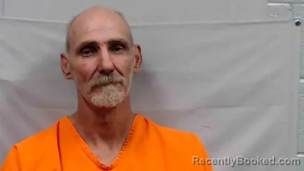 Mugshot of Donald Gary Inches booked in Mercer County, West Virginia on April 9, 2026