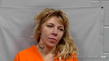 Mugshot of Serena Raven Adkins booked in Mercer County, West Virginia on October 3, 2026