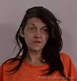 Mugshot of Amber Dawn Peebles booked in Mineral County, West Virginia on April 23, 2026