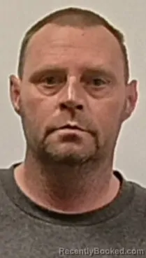 Mugshot of Christopher Lee Hartman booked in Mineral County, West Virginia on July 8, 2026