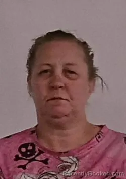 Mugshot of Pamela Evette Flanagan booked in Mineral County, West Virginia on April 9, 2026