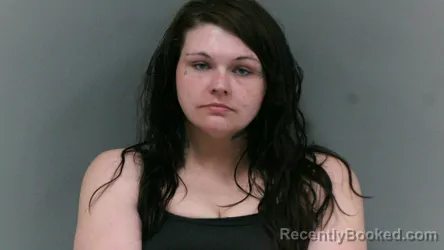 Mugshot of Brittany Lashay Akers booked in Mingo County, West Virginia on April 2, 2026